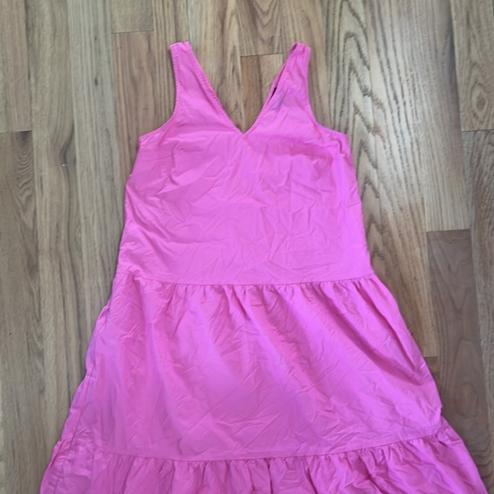 Who What Wear - Women's Pink V-Neck Tiered Maxi Dress - size XS - Picture 5 of 6